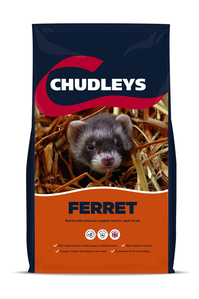 Dry top ferret food